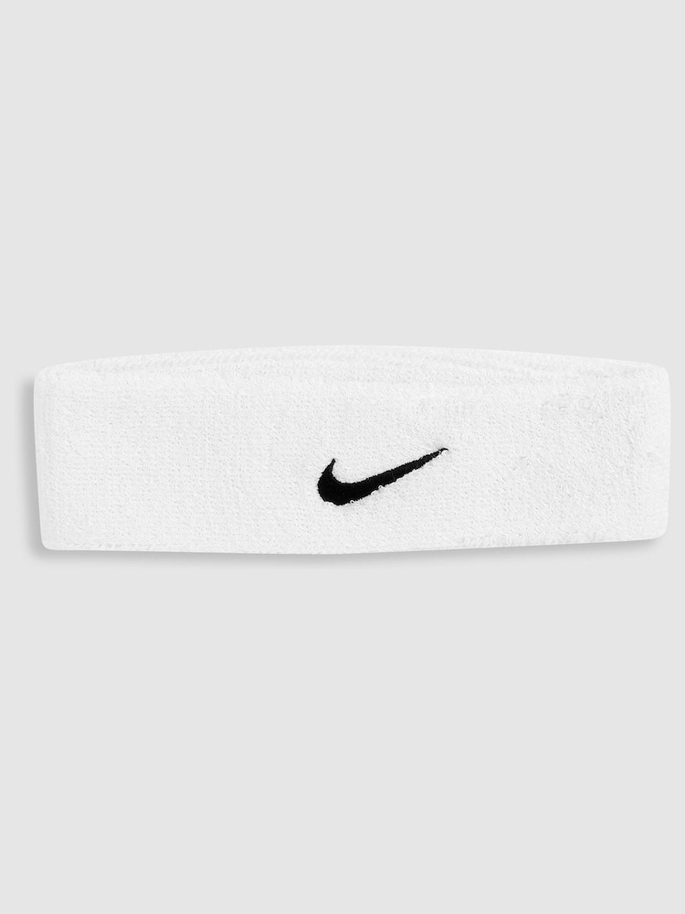 Nike White Swoosh Headband - Image 2 of 3
