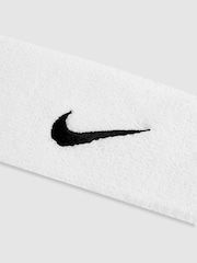 Nike White Swoosh Headband - Image 3 of 3