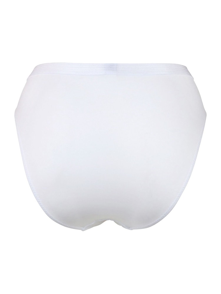 Pour Moi White Viva Luxe High Leg Briefs - Image 3 of 3