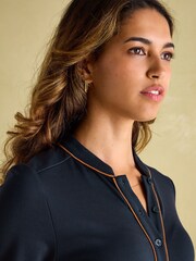 Joules Thea Navy Ponte Long Sleeve Dress - Image 3 of 6