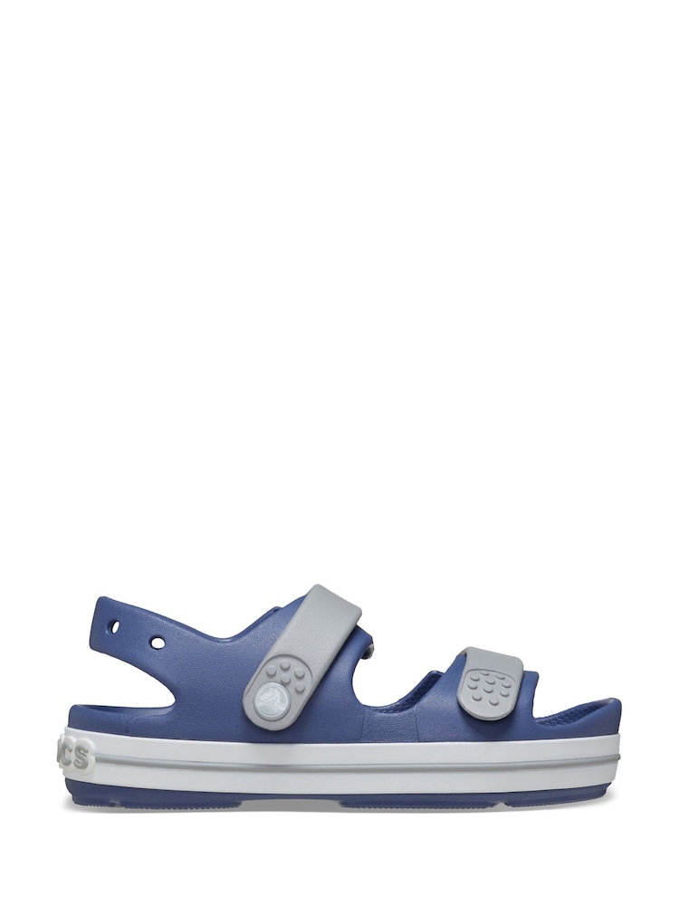 Crocs Navy Toddler Crocband Sandals - Image 1 of 7