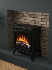 Be Modern Black Throwpoint Electric Stove Log Bed - Image 1 of 6