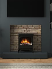 Be Modern Black Throwpoint Electric Stove Log Bed - Image 2 of 6