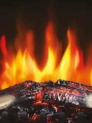 Be Modern Black Throwpoint Electric Stove Log Bed - Image 6 of 6