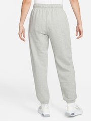 Nike Grey Oversized Mid Rise Club Fleece Sweatpants - Image 2 of 6