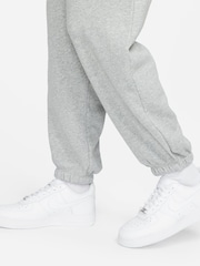Nike Grey Oversized Mid Rise Club Fleece Sweatpants - Image 5 of 6