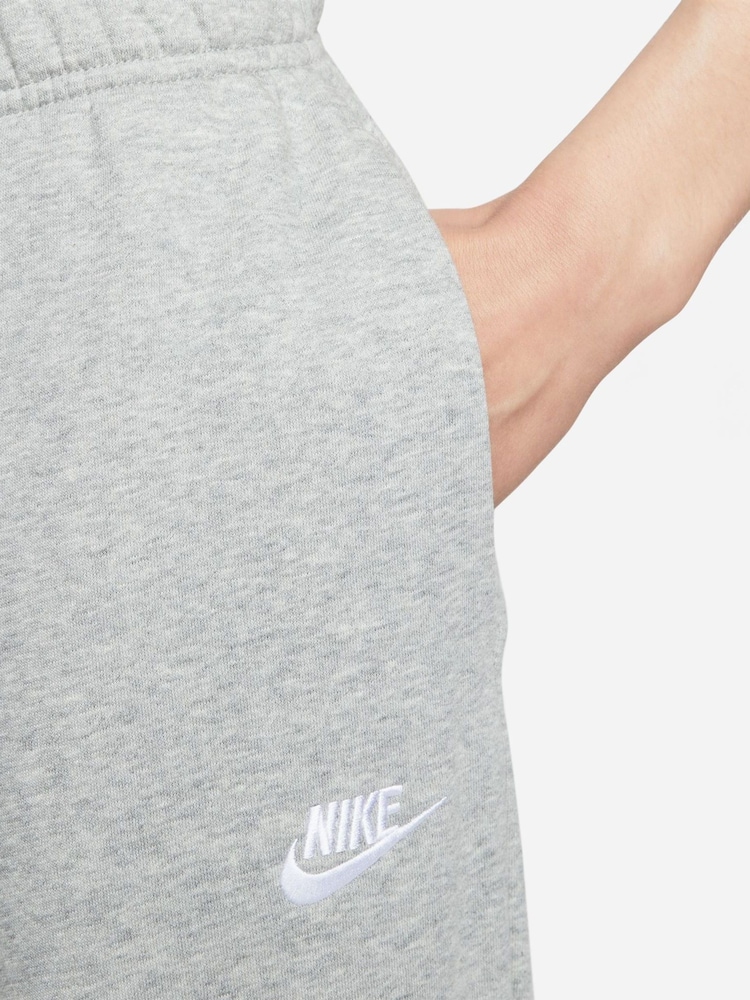 Nike Grey Oversized Mid Rise Club Fleece Sweatpants - Image 6 of 6
