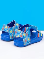 Vanilla Underground Blue Kids Mickey Mouse Character Sandals - Image 3 of 5