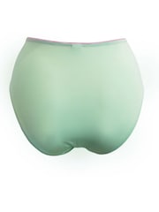 Pour Moi Green High Waist Atelier Lace High Waist Deep Knickers - Image 4 of 4