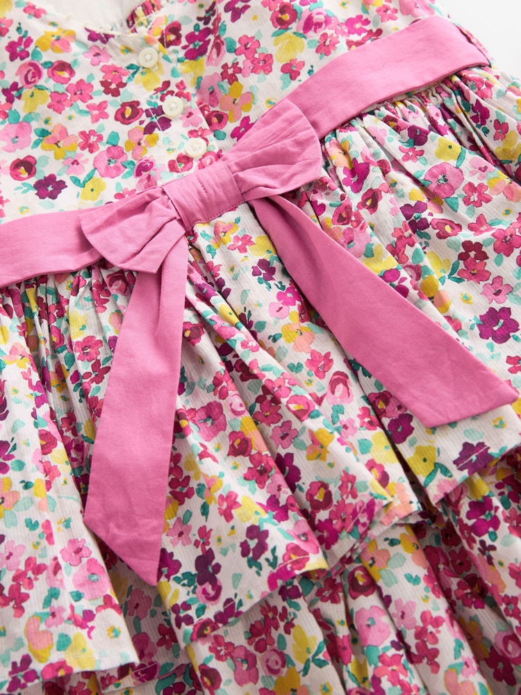 Laura Ashley Purple Ancroft Bow Detail Prom Dress - Image 10 of 10