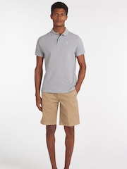 Barbour Grey 100% Cotton Sports Polo Shirt - Image 3 of 3