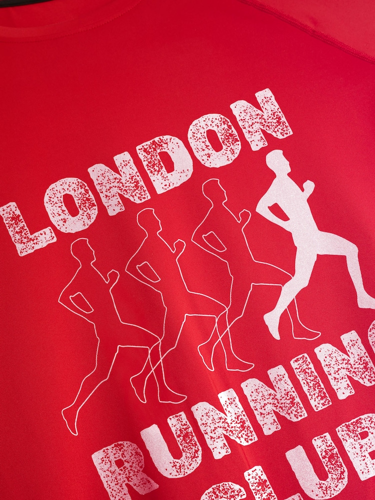 Stitch Style Personalized 'Running Club' Short Sleeve T-Shirt - Image 2 of 4