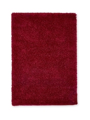 Red Premium Cosy Shaggy Rug - Image 3 of 6