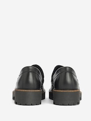 Barbour® Black Norma Leather Penny Loafers - Image 4 of 5
