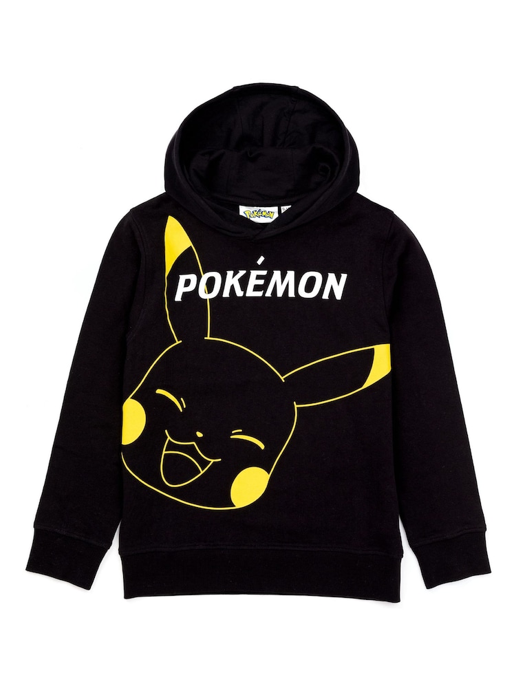 Vanilla Underground Black Boys Pokemon Pikachu 100% Cotton Hoodie - Image 1 of 5