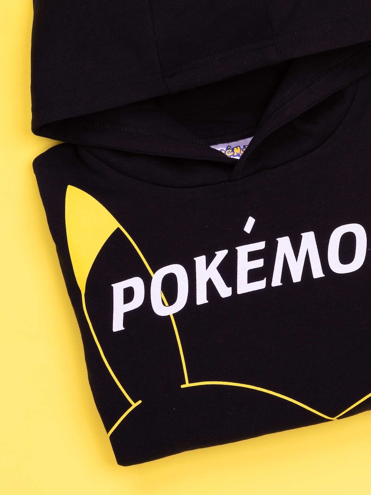 Vanilla Underground Black Boys Pokemon Pikachu 100% Cotton Hoodie - Image 5 of 5