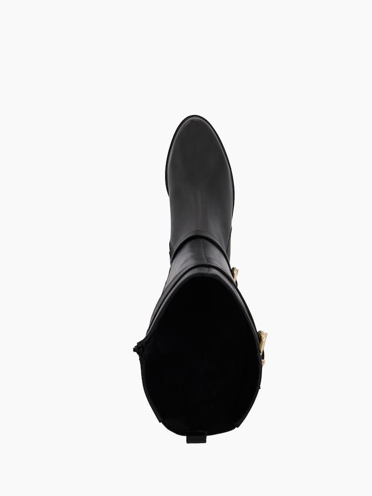 črna - Dune London Tepi Branded Trim Knee High gležnjarji - Slika 6 iz 6 črna - Dune London Tepi Branded Trim Knee High gležnjarji - Slika 6 iz 6