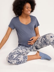 Blue Palms Maternity Cotton Pyjamas - Image 1 of 8