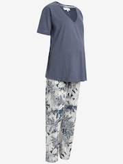 Blue Palms Maternity Cotton Pyjamas - Image 7 of 8
