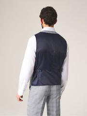 Skopes Grey Single Breasted Double Breasted Scoop Anello Suit Waistcoat - Image 2 of 6