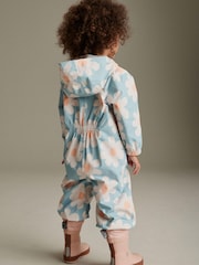 Pale Blue Waterproof Printed Puddlesuit (3mths-7yrs) - Image 3 of 8