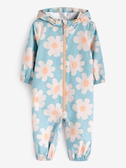 Pale Blue Waterproof Printed Puddlesuit (3mths-7yrs) - Image 5 of 8
