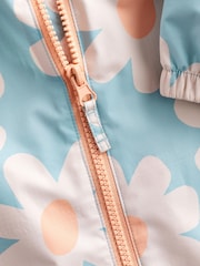 Pale Blue Waterproof Printed Puddlesuit (3mths-7yrs) - Image 7 of 8