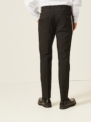 Black Slim Tapered Trousers With Chain - Image 3 of 4