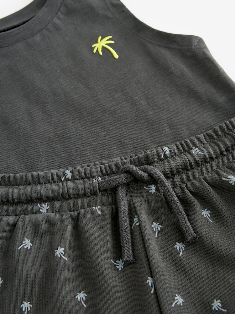 Anthrazitgrau - Set mit Trägertop und Shorts (3 Monate bis 7 Jahre) - Bild 7 von 7 Anthrazitgrau - Set mit Trägertop und Shorts (3 Monate bis 7 Jahre) - Bild 7 von 7