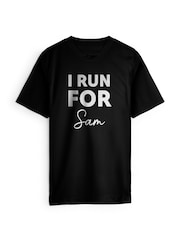 Stitch Style Personalized 'I Run For' Short Sleeve T-Shirt - Image 1 of 4