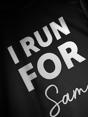 Stitch Style Personalized 'I Run For' Short Sleeve T-Shirt - Image 2 of 4
