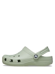 Crocs Green Classic Kids Unisex Clogs - Image 2 of 7
