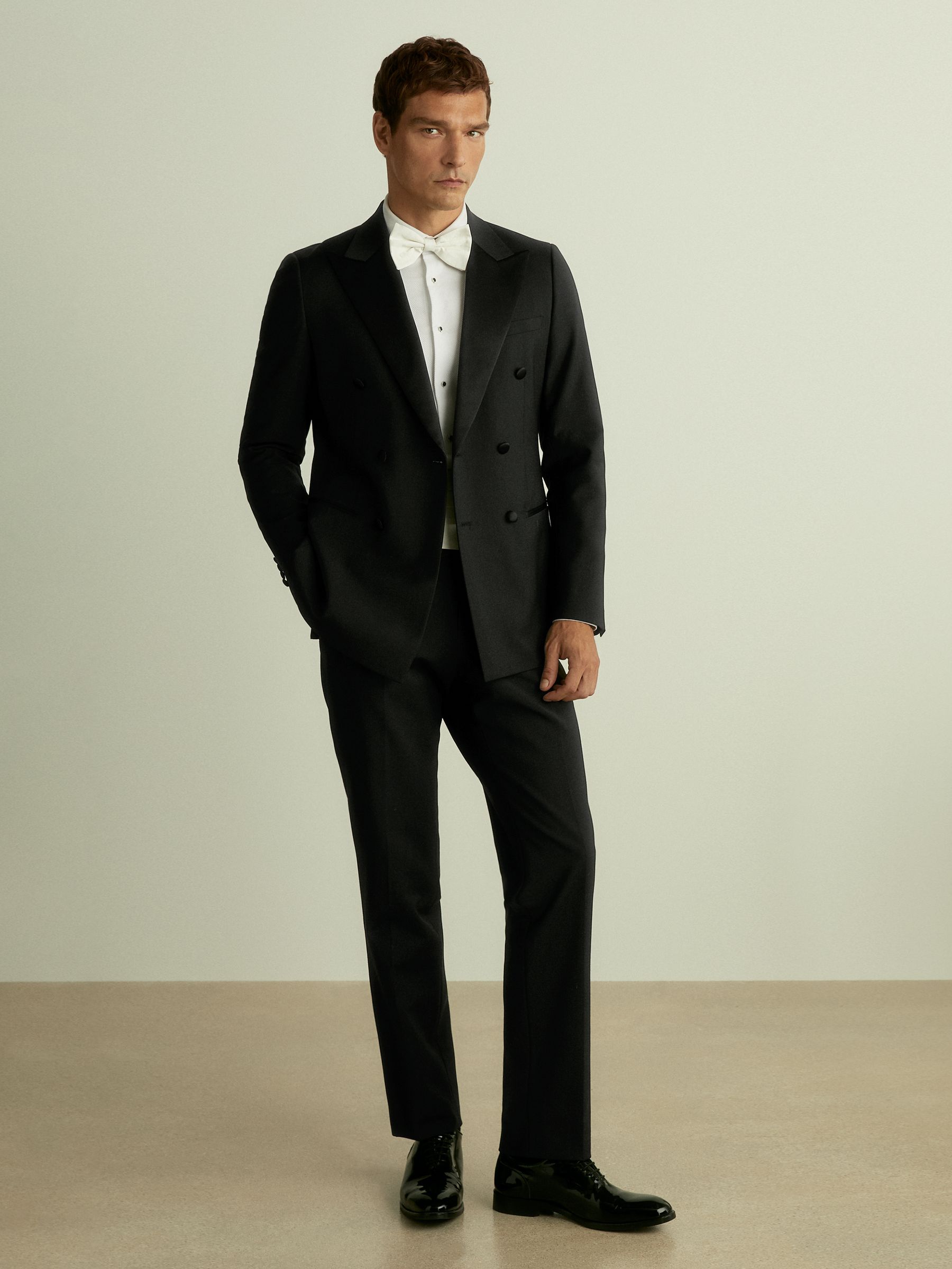 Buy Reiss Black Poker Db Double Breasted Tuxedo Slim Fit Jacket from Next South Africa