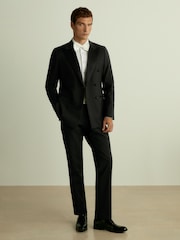 Veste de smoking ajustée à double boutonnage Reiss Poker Db - Image 1 de 7