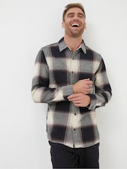 FatFace Black Selby Check Shirt - Image 1 of 4