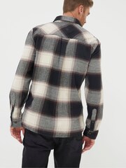 FatFace Black Selby Check Shirt - Image 2 of 4