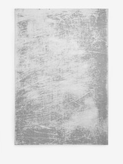 Grey Graphite Abstract Flat Weave Rug - Image 9 of 10