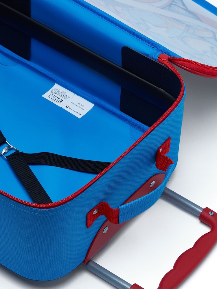 Character Silver Captian America Trolley Bag - Image 5 of 5