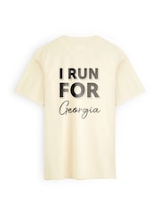 Stitch Style Personalized 'I Run For' Short Sleeve T-Shirt - Image 1 of 4