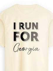 Stitch Style Personalized 'I Run For' Short Sleeve T-Shirt - Image 4 of 4
