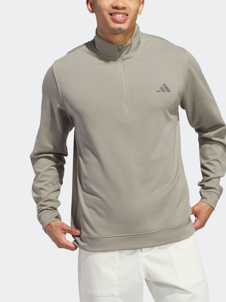 adidas Golf Elevated Quarter Zip Sweatshirt - Image 2 of 7