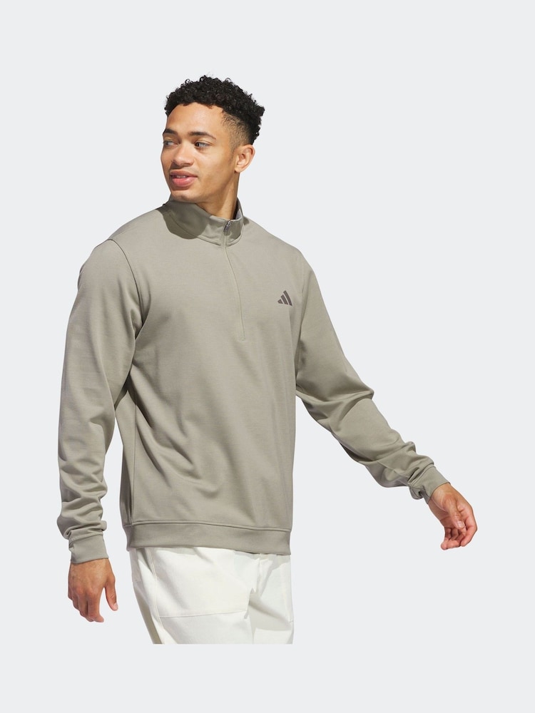 adidas Golf Elevated Quarter Zip Sweatshirt - Image 4 of 7