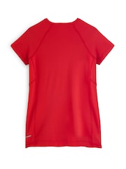 Personalised 'Running club' Red Short Sleeve T-Shirt By Stitch Style. - Image 3 of 4