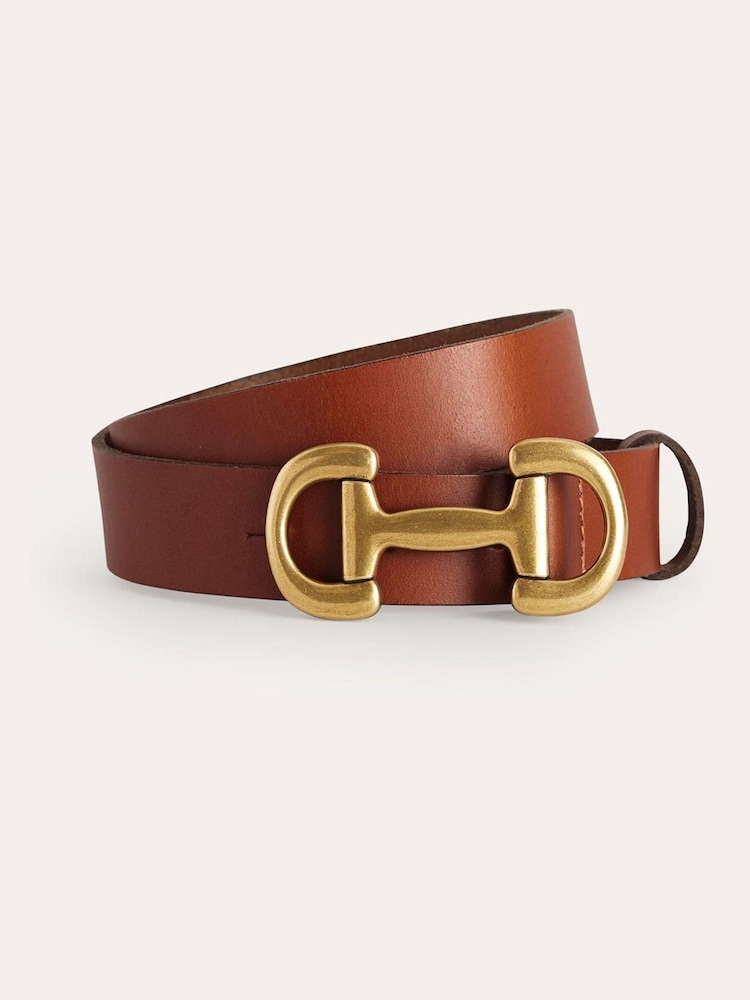 rjava - Boden Snaffle-Trim Usnjeni pasovi - Slika 1 iz 3