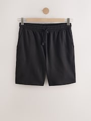 Black 100% Cotton Lightweight Shorts - Image 5 of 7