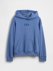 Azul - Sudadera con capucha relajada VintageSoft con logo de Gap (4-13 años) - Imagen 3 de 4