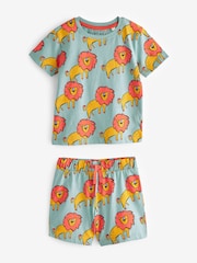 Bright Animal Short Sleeve 3 Pack Pyjama Set (9mths-12yrs) - Image 4 of 7