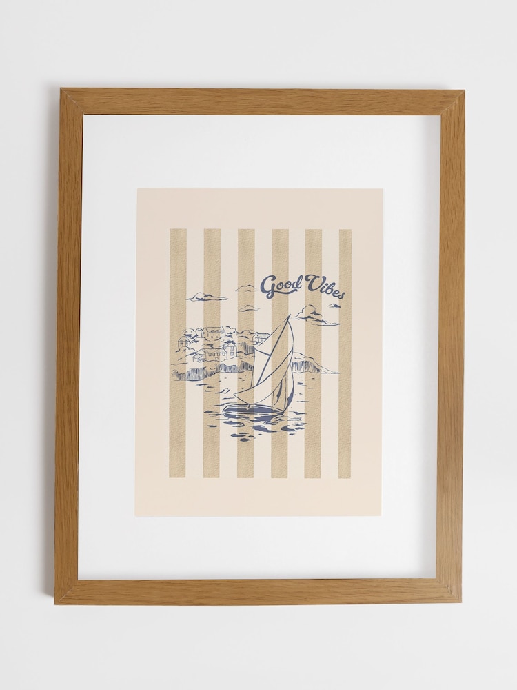 Joules Good Vibes Point of View Wood Mounted Framed Print Wall Art - Bild 2 von 4 Joules Good Vibes Point of View Wood Mounted Framed Print Wall Art - Bild 2 von 4