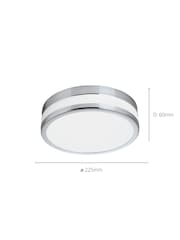 Eglo Silver Palermo LED Wall Ceiling Light - Image 3 of 3