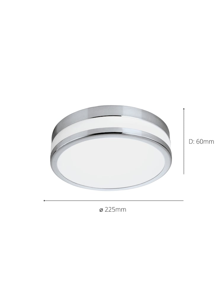 Eglo Silver Palermo LED Wall Ceiling Light - Image 3 of 3